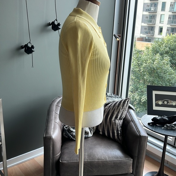 New Sandro Olympe Collared Cardigan Sweater Size 1 (Small) - Picture 3 of 6